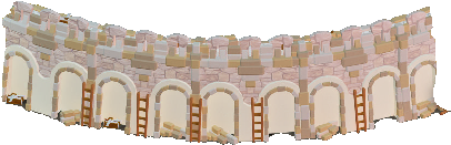 Fairytale Castle Wall 3 Stage3 - Wiki (405x405), Png Download
