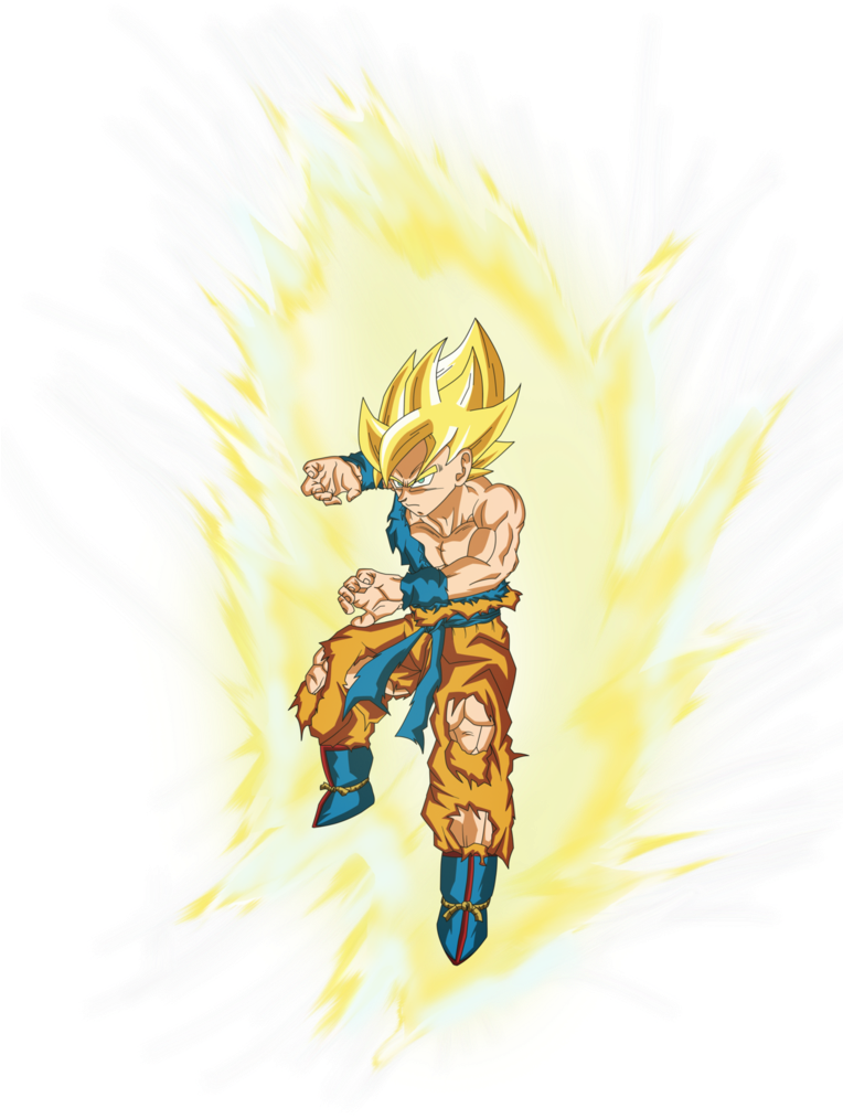 Aura Drawing Ssj Jpg Library Download - Illustration (763x1046), Png Download