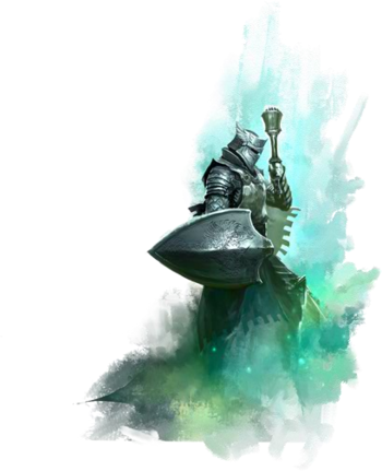 Guardian 04 Concept Art - Guild Wars 2 Guardian Png (350x431), Png Download
