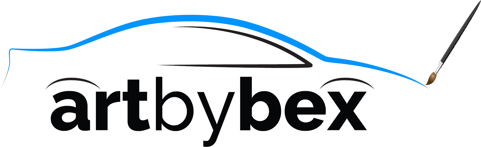 Commission Artist Of Cars, Painted On Canvas - Painting (1666x558), Png Download