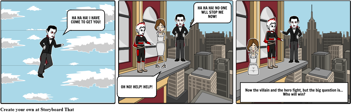 Villain - Storyboard (1164x385), Png Download