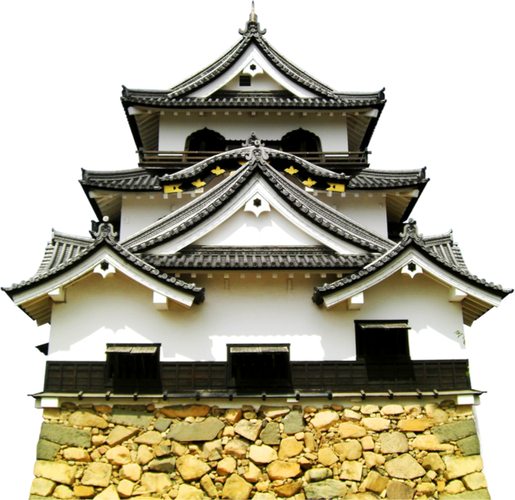 The Main Keep - Hikone Castle (750x728), Png Download