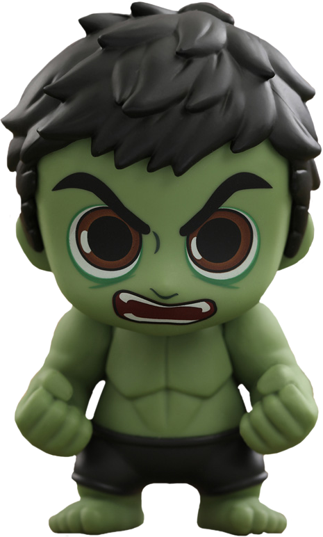 Hulk Screaming Cosbaby - Hot Toys Bobble Head (465x772), Png Download