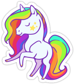 Cute Unicorn's Profile - Cute Unicorn (375x360), Png Download