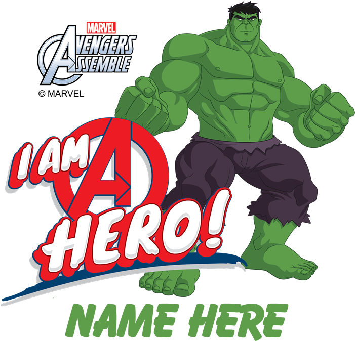 Avengers Assembled Personalized Hulk Trucker Hat - Avengers Assembled Personalized H Rectangle Magnet (700x700), Png Download