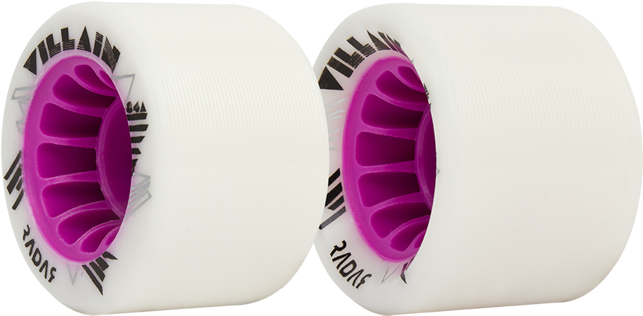 Radar Villain And Villain Wide Wheels - Riedell Skates Radar Villain And Villain Indoor Skate (1000x1000), Png Download