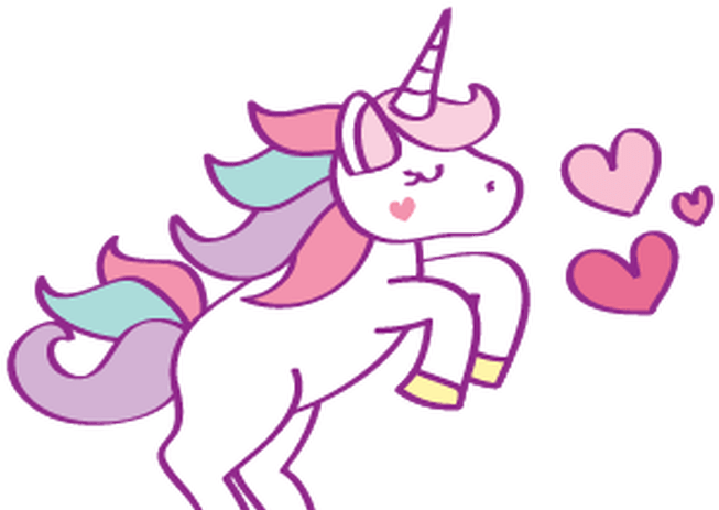 Cute Little Unicorn Tumblr - Unicorn (800x491), Png Download