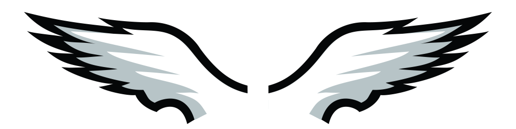 Download Eagle Wing Helmet Logos - Philadelphia Eagles Wings Decal PNG