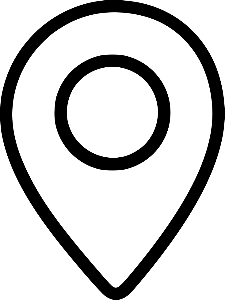 Map Pin - - Pin Icon Whie (734x980), Png Download
