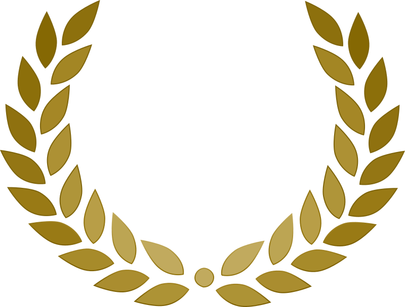 Laurel Wreath Clipart (800x608), Png Download