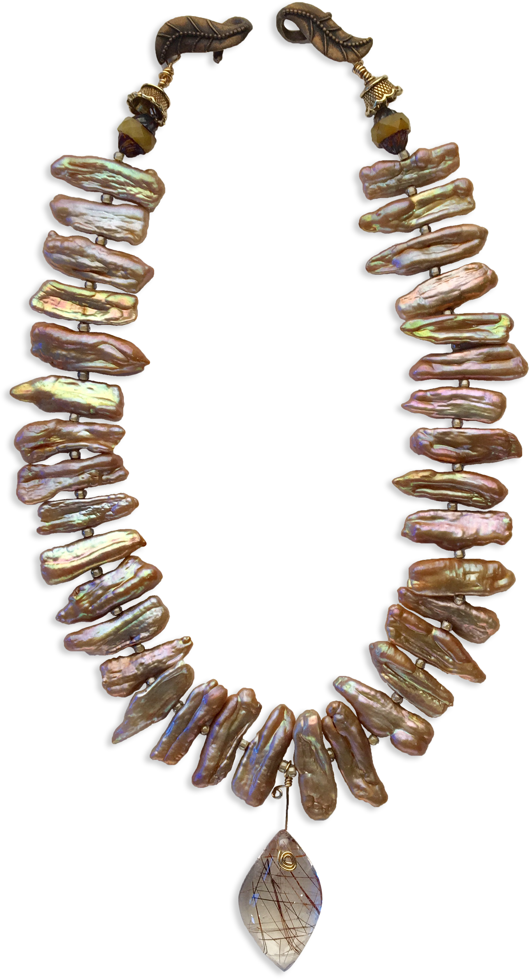 Twigs - Necklace (1814x3356), Png Download