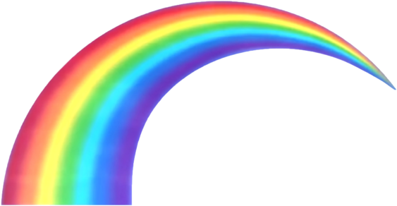 Rainbow 3d - Circle (640x315), Png Download