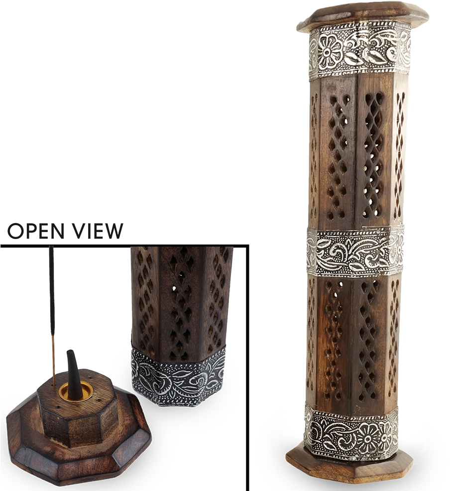 Wooden Tower Intense Stick Holder (1000x1000), Png Download