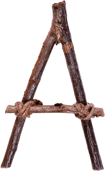 Sticks Font - Font (595x595), Png Download