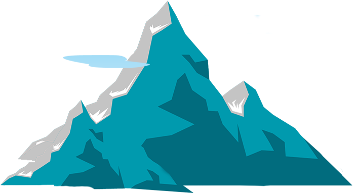 Cartoon Mountains Png - Mountain Animation Png (700x394), Png Download