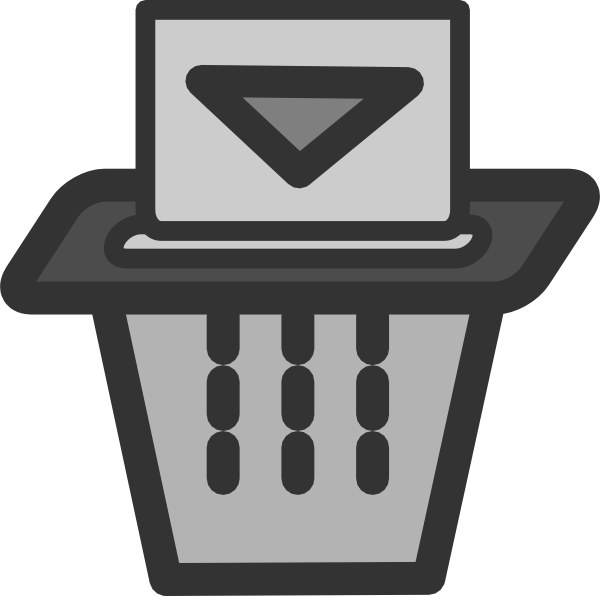Office Shredder Cliparts - Shredder Clipart (600x596), Png Download