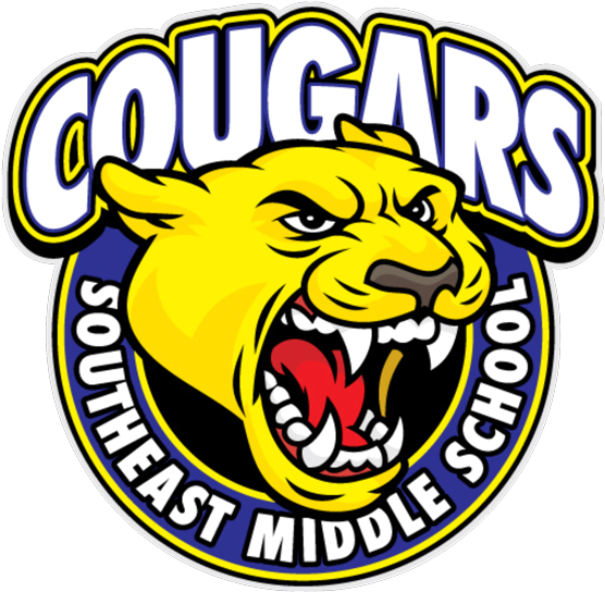 Baton Rouge, La - Southeast Middle School Cougar (600x599), Png Download