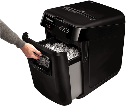 150c Auto Feed Shredder Press Enter To Zoom In And - Fellowes Automax 130c Shredder (500x500), Png Download