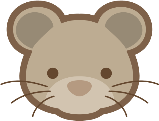 Picture Royalty Free Library Minnie Rat Clip Art Cute - Mouse Face Clip Art (630x528), Png Download
