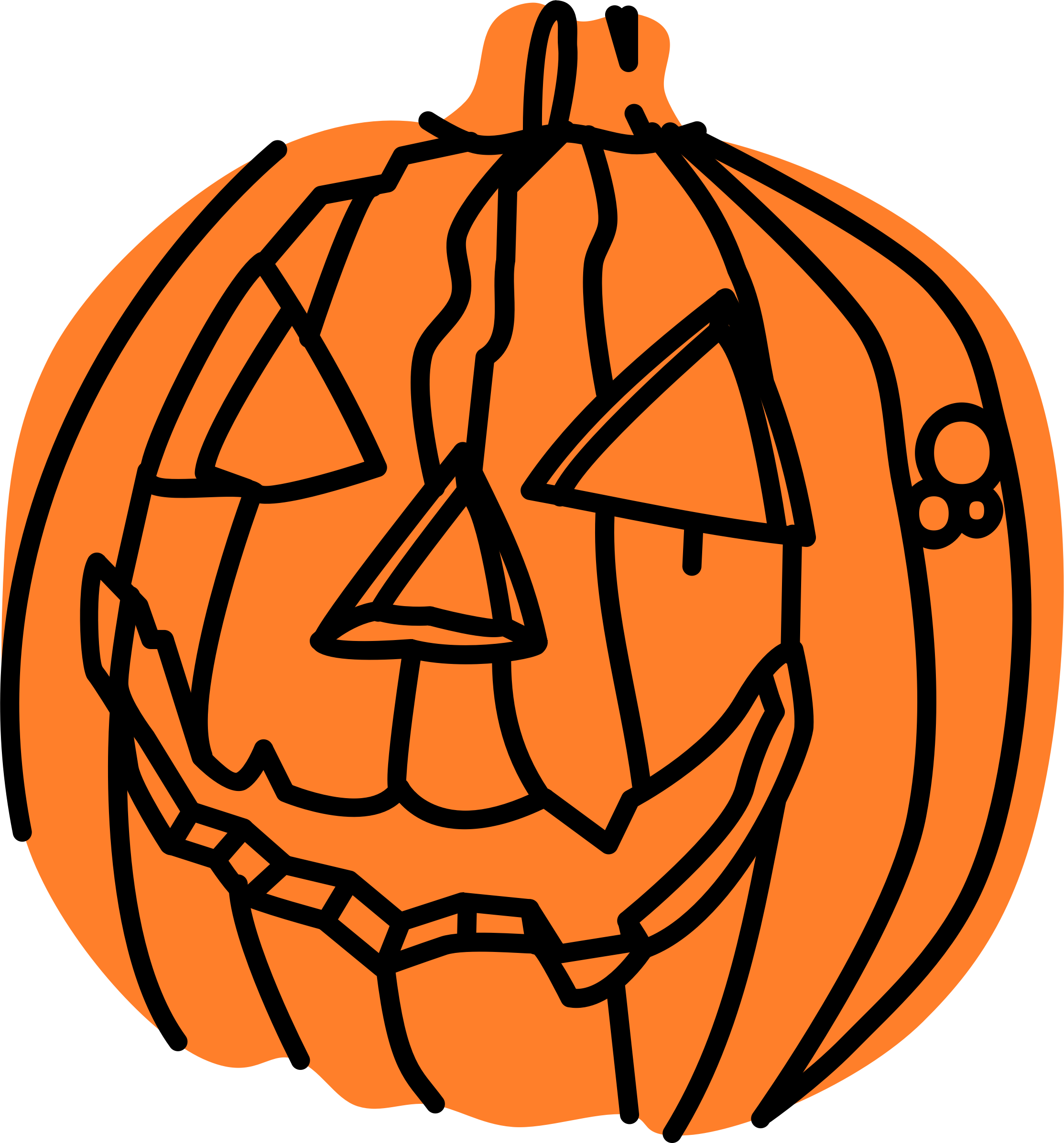 Big Image - Pumpkin Palooza (2226x2393), Png Download