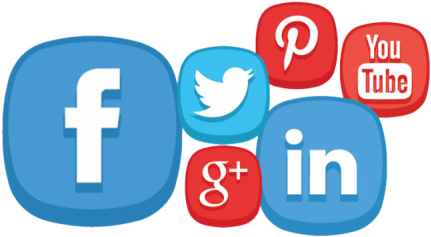 Remarkable Social Media Icons Free Download Vector - Png Format Social Logo Png (500x311), Png Download
