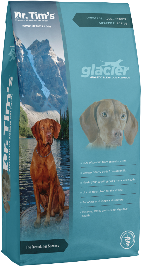 Tim's Glacier Athletic Blend Dry Dog Food - Dr. Tim's Glacier Athletic Blend Dry Dog Food (607x1000), Png Download