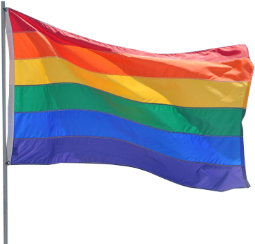 Wavy Transparentpng Image Information - Rainbow Flag Png (640x360), Png Download