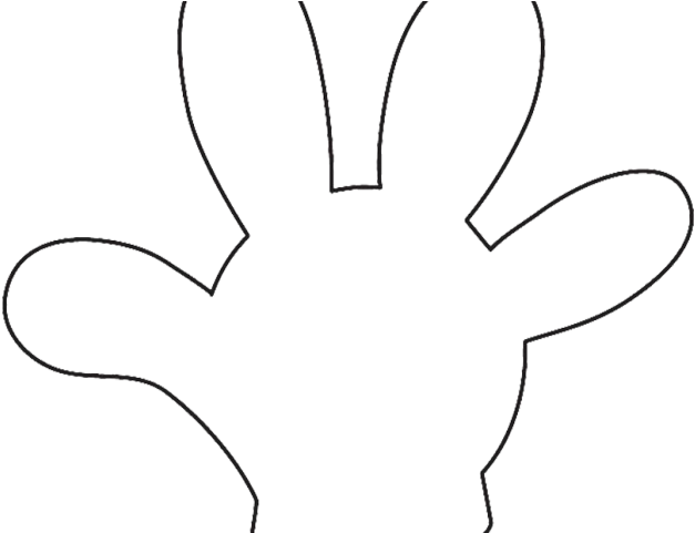 Mickey Mouse Face Template - Mickey Mouse (640x480), Png Download
