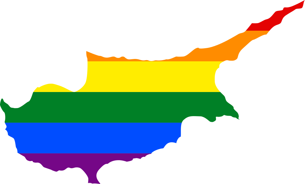 Lgbt Flag Map Of Cyprus - Cyprus Flag (1024x618), Png Download