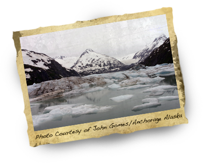 Continental Glacier Image - Portage Glacier (415x334), Png Download