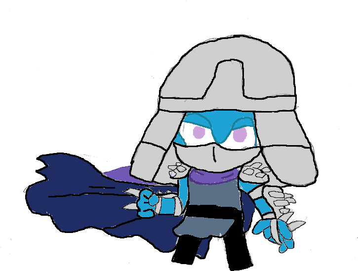 Volk As Shredder - Cartoon (800x600), Png Download