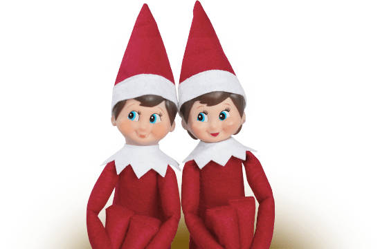 Boy Elf On The Shelf Clipart - Elf On The Shelf Family (549x360), Png Download