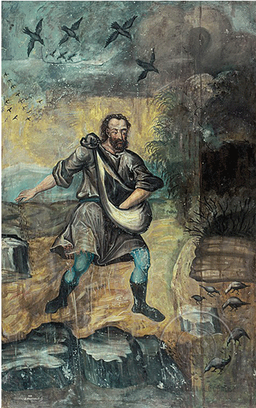 Копије Зидних Слика Из Манастира Крушедола - Parable Of The Sower (950x587), Png Download