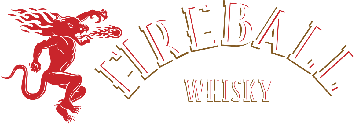Fireball Whiskey Logo Png (1200x434), Png Download