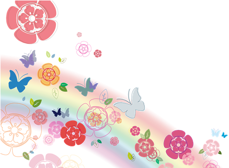 Flowers Butterfly Rainbow Coleus Forskohli - ברכה לשבועות (480x340), Png Download