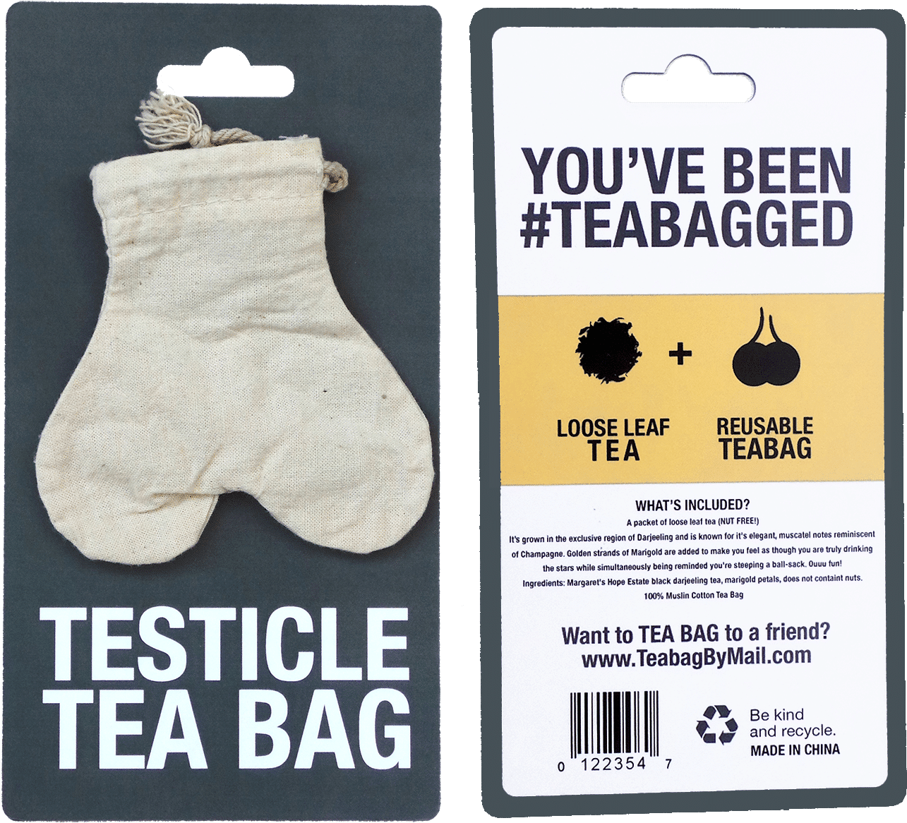 Testicle Tea Bag (1322x1204), Png Download