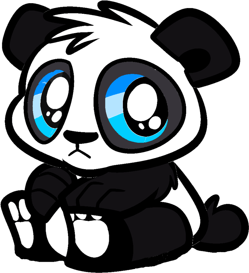 Download Collection Of Free Drawing Cartoon Panda On Ubisafe - Cute Baby  Panda Pic Cartoon PNG Image with No Background 