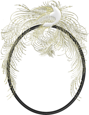 Parent Directory - Feather Frame Png (313x400), Png Download