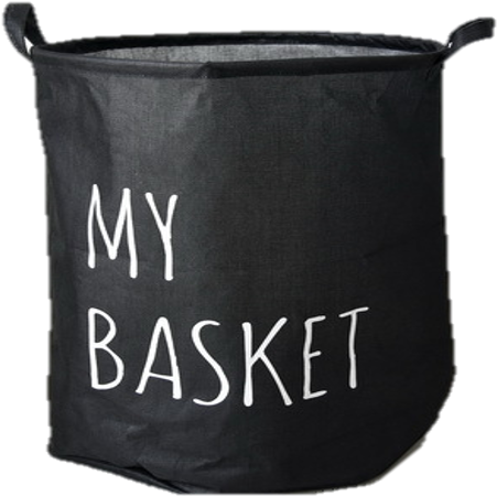 Black Laundry Basket - Cheap Laundry Basket Creative Multifunctional Storage (525x507), Png Download