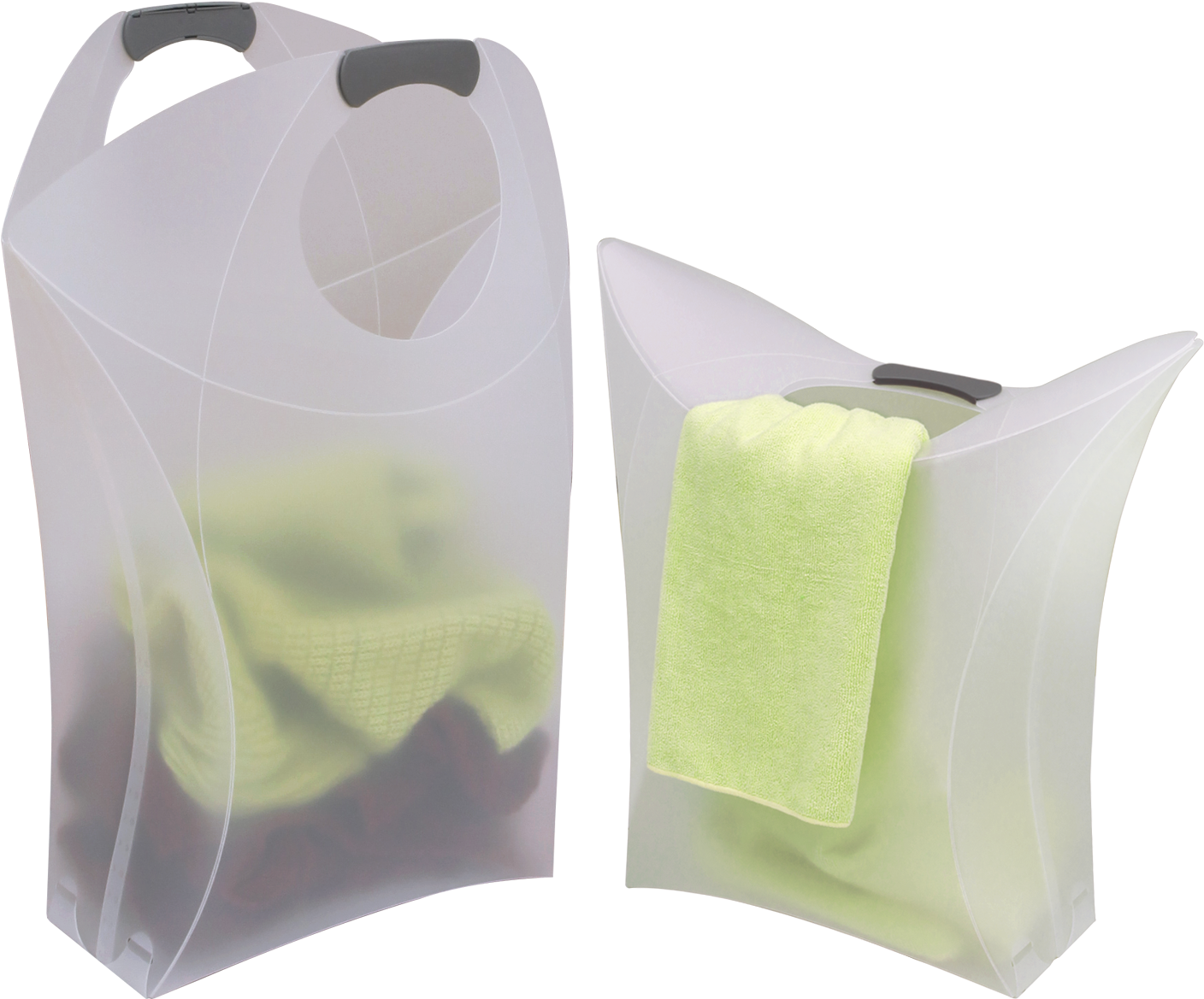 Laundry Basket Transparent "origami" - Laundry (2302x1519), Png Download