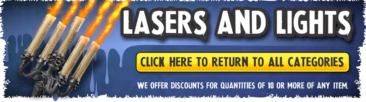 Halloween Lighting, Led Lights & Laser Special Effects - Banner 300 X 250 (1205x336), Png Download
