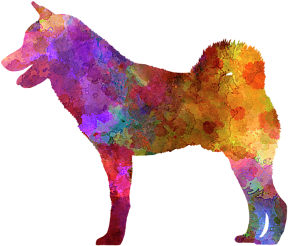 Bleed Area May Not Be Visible - Shiba Inu Painting (600x480), Png Download