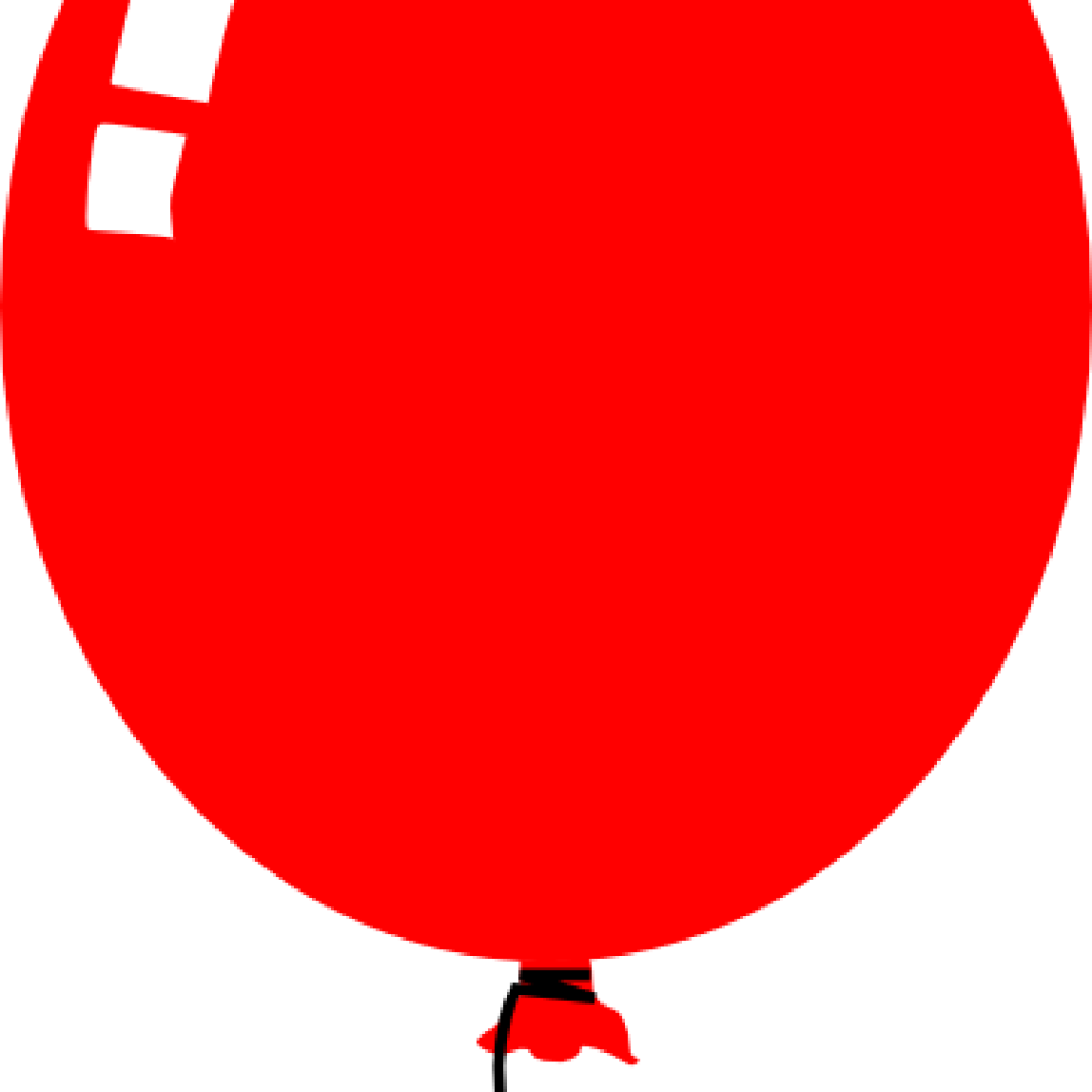 Red Hatenylo Com Clip Art At Clker - Balloon Clip Art (1024x1024), Png Download