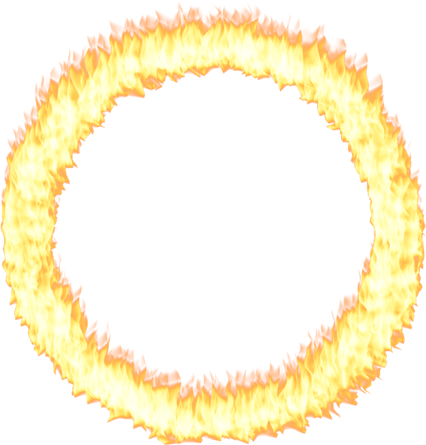 Firering Fire Circle 3d Flames Sticker - Gorillaz (1024x1024), Png Download