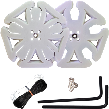 Uforbits Ufo Fl-5 Led Light Orbit Casing - Badge (478x480), Png Download