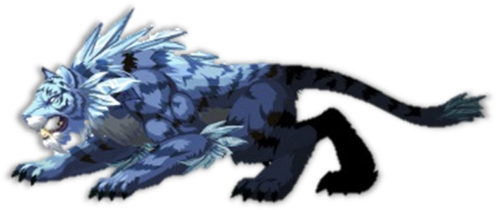 Ice Tiger - Ice Tiger Png (743x346), Png Download