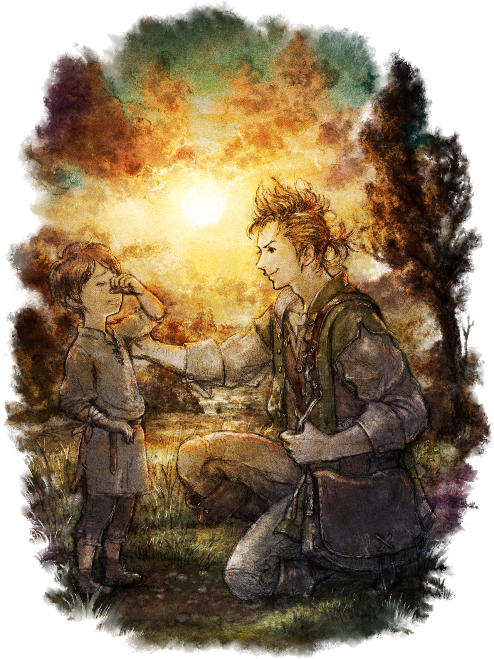 Alfyn Art - Octopath Traveler Alfyn (1682x2241), Png Download