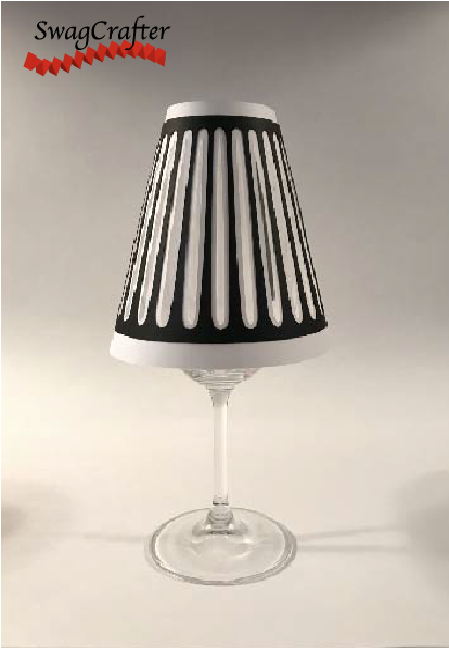 Double Wine Glass - Lampshade (486x648), Png Download