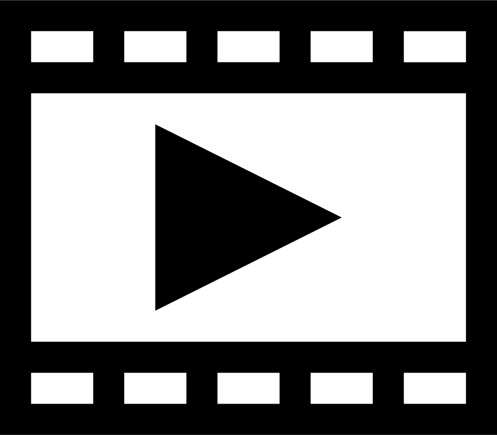Film Strip With Play Triangle Comments - Film (980x858), Png Download
