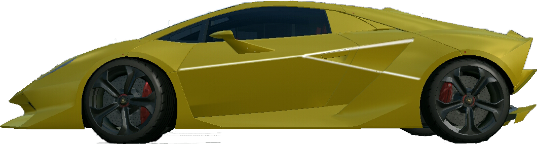 Lamborghini Sesto Elemento Db - Lamborghini Gallardo (1060x284), Png Download